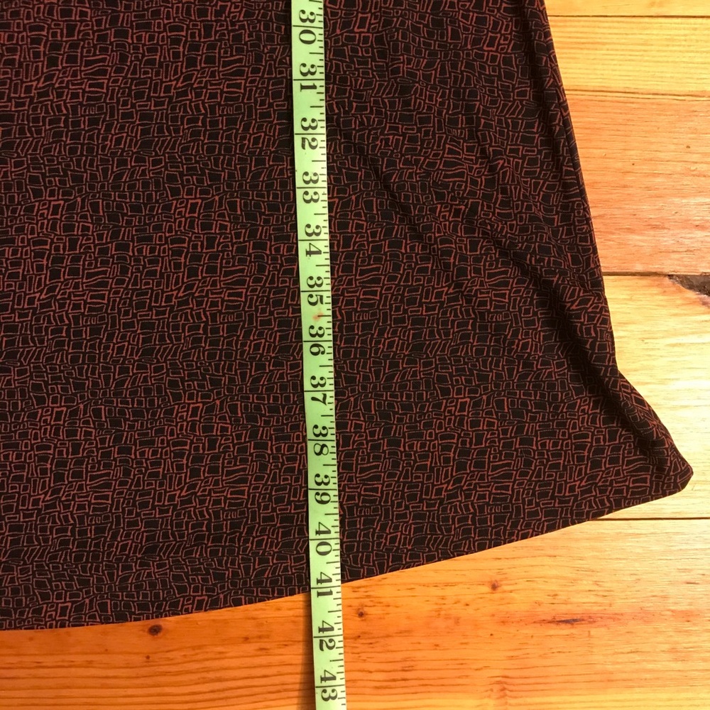 Mossimo Brown Black Geometric Dress, EUC, S - Picture 10 of 15